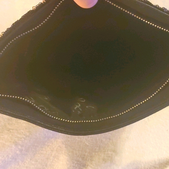 NWT BCBG Black/Silver Sequined Clutch - Picture 2 of 7